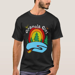 Camiseta Regalo De Camping Al Aire Libre Para Mujeres Chica