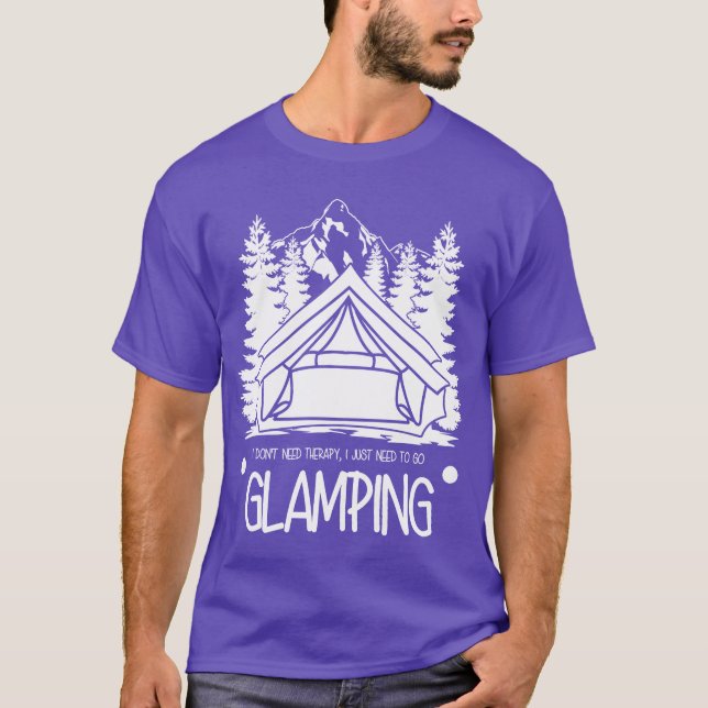 Camiseta Regalo de camping de lujo Campingent senderismo ca (Anverso)