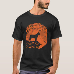 Camiseta Regalo de Cane Corso Y Moon Halloween Perro Lover