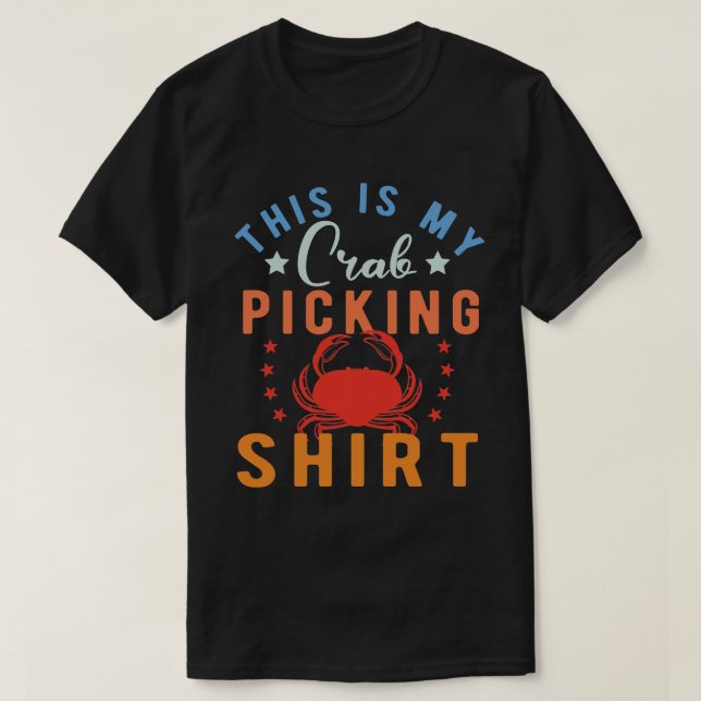 Camiseta Regalo de cangrejo de época - Esta es mi cosecha d (Diseño del anverso)