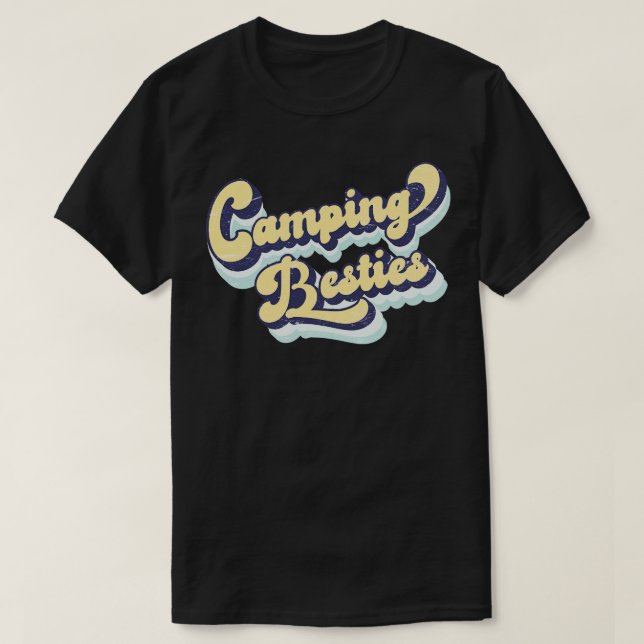 Camiseta Regalo de caravanas de camping retro (Diseño del anverso)