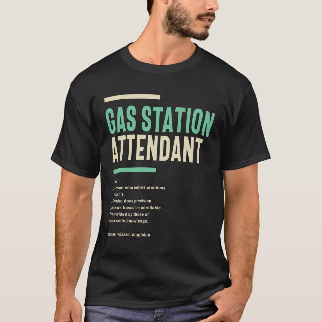Camiseta Regalo de cargo de empleo de operador de gasoliner (Anverso)
