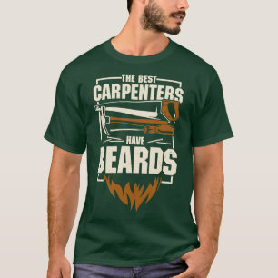 Camiseta Regalo de carpintería con barba de carpintería