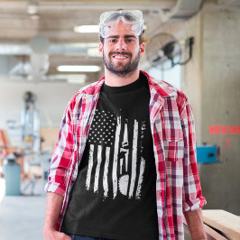 Camiseta Regalo de carpintería de carpintería de la bandera