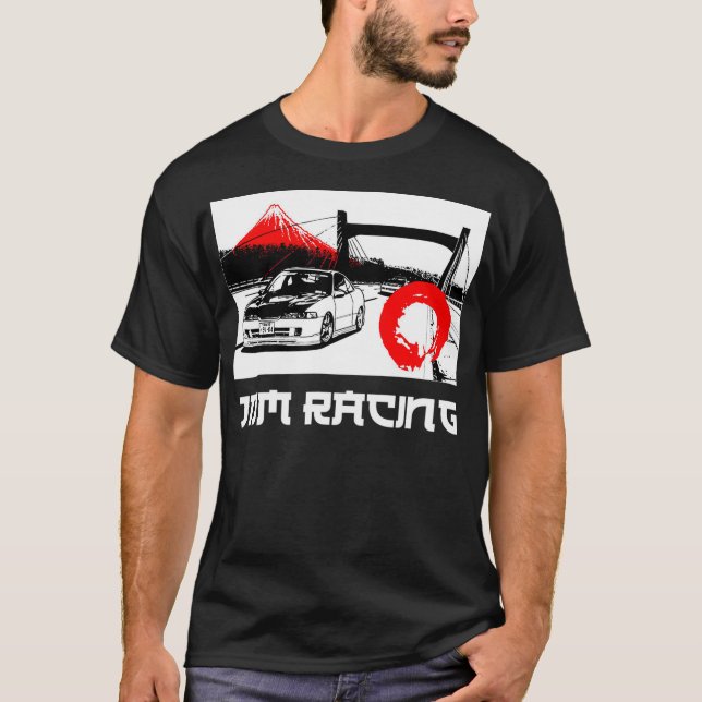 Camiseta Regalo de Carreras callejera japonés de JDM (Anverso)