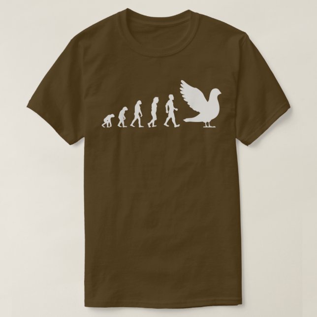 Camiseta Regalo de Carreras de criador de la evolución de p (Diseño del anverso)