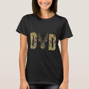 Camiseta Regalo de caza para papá camuflado de caza de cier
