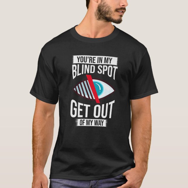 Camiseta Regalo de ceguera para ciegos Braille (Anverso)