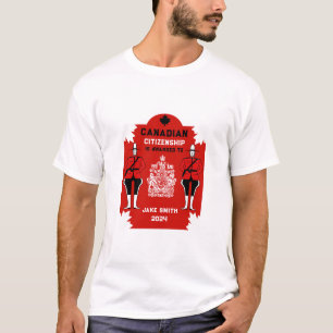 Camiseta Regalo de celebración de la ciudadanía canadiense
