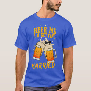 Camiseta Regalo de cerveza para hombres Groomsmen Despedida