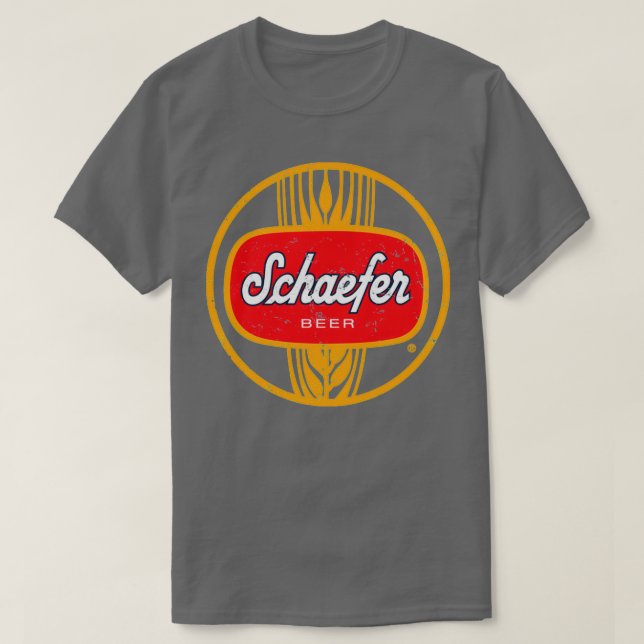 Camiseta Regalo de cerveza Schaefer para hombres y mujeres  (Diseño del anverso)