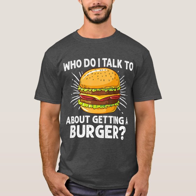 Camiseta Regalo de Cheeseburger para los amantes de la hamb (Anverso)