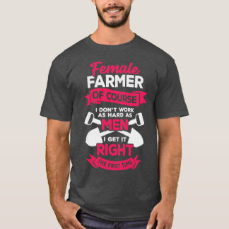 Camiseta Regalo de Chica agricultora agricultora