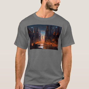 Camiseta Regalo de Chicago Cyber Punk