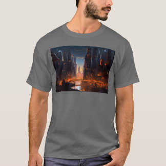 Camiseta Regalo de Chicago Cyber Punk