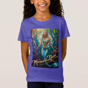 Camiseta Regalo de Chicas de arte submarino de la reina de
