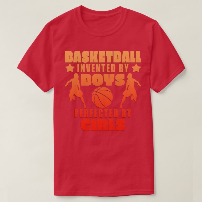 Camiseta Regalo de Chicas de Baketball (Diseño del anverso)