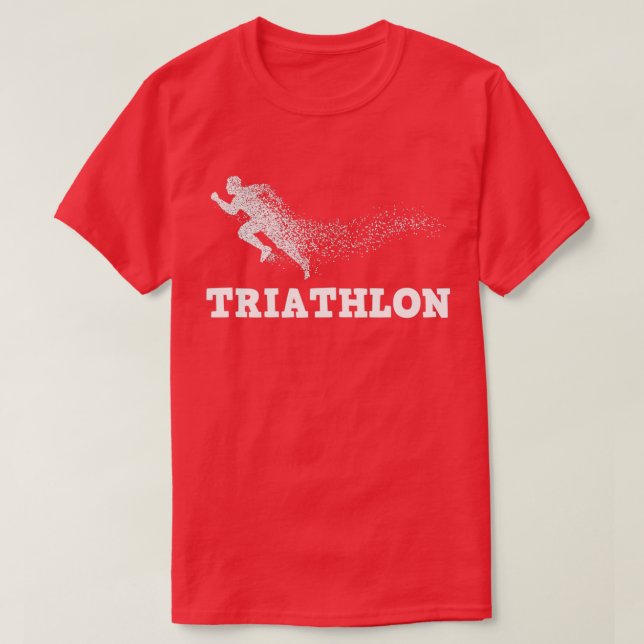 Camiseta Regalo de ciclismo de natación de triatlón 7 (Diseño del anverso)