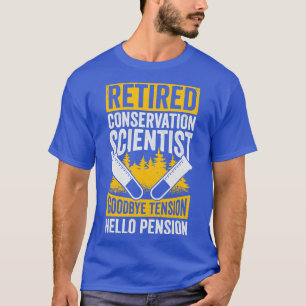 Camiseta Regalo de científico ambiental de conservación ret