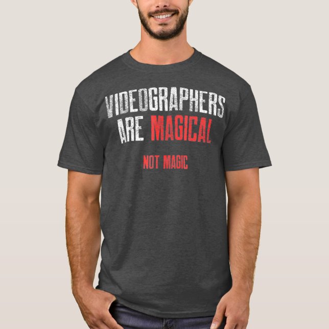 Camiseta Regalo de cineasta de vídeo mágico (Anverso)