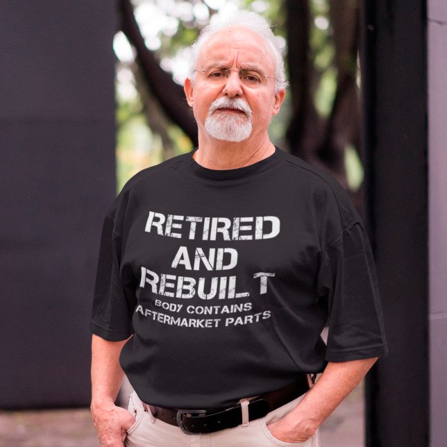Camiseta Regalo De Cirugía Graciosa Retirada Y Reconstruida (Subido por el creador)