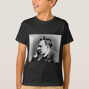 Camiseta Regalo de cita de sabiduría de Nietzsche "Orgullo 