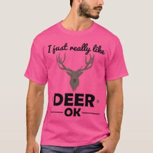 Camiseta Regalo de cita para amantes de animales del bosque
