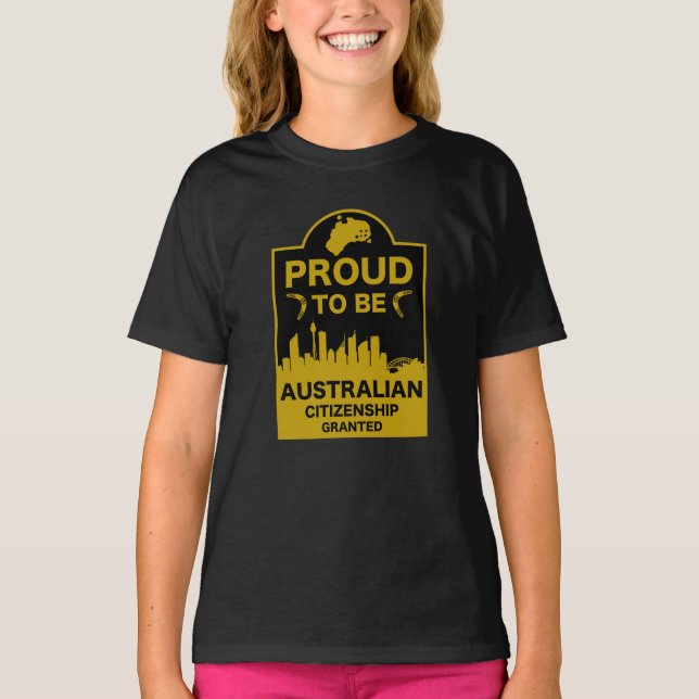 Camiseta Regalo de ciudadanía australiana (Anverso)