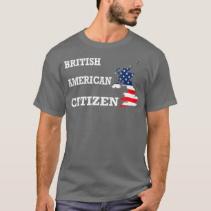 Camiseta Regalo de ciudadanía Bandera británica Cci de natu