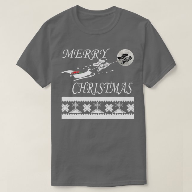 Camiseta Regalo de coches sucios para Navidades de Carreras (Diseño del anverso)