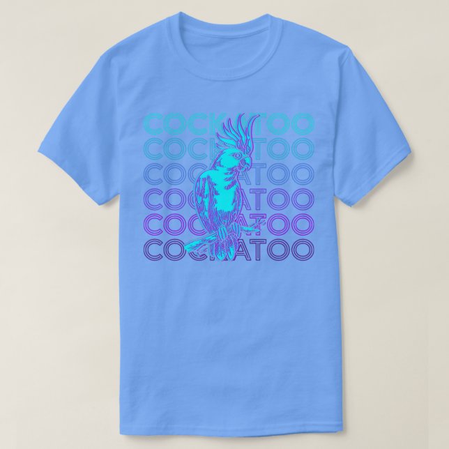 Camiseta Regalo de Cockatoo Retro (Diseño del anverso)