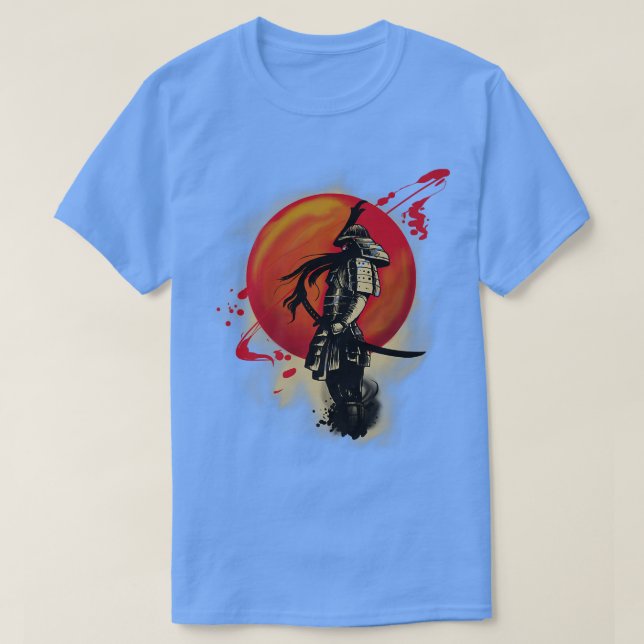 Camiseta Regalo de código de Bushido de Samurai de Japón  (Diseño del anverso)