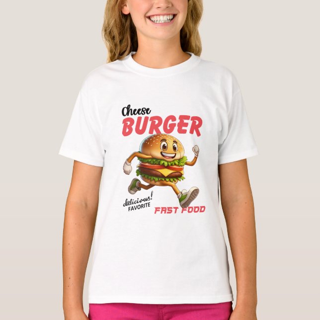Camiseta Regalo de comida | Burger Shirt divertida | Hambur (Anverso)