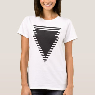 Camiseta regalo de composición de triángulos