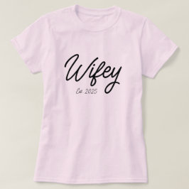 Camiseta Regalo de compromiso personalizado para ella novia
