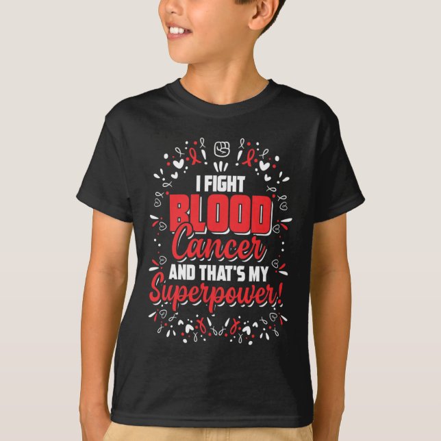 Camiseta Regalo de concienciación sobre el cáncer de sangre (Anverso)