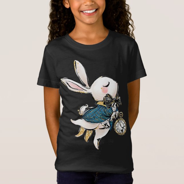 Camiseta Regalo de conejo| Alicia En El Conejo Blanco De La (Anverso)