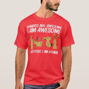 Camiseta Regalo De Conejo Gracioso Para Hombres Mujeres Con