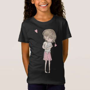 Camiseta Regalo de conejo Pequeña y conejita rosada