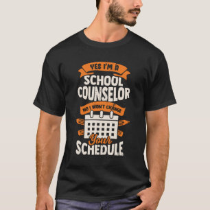 Camiseta Regalo de consejero de escuela de orientación