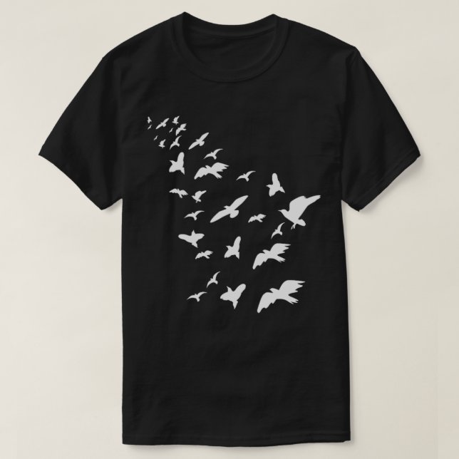 Camiseta Regalo De Conservación De Aves Que Volan 1 (Diseño del anverso)