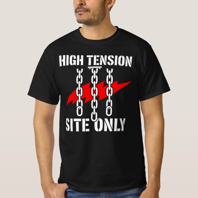 Camiseta Regalo de Construcción Solo para Sitios de Alta Te (Anverso)
