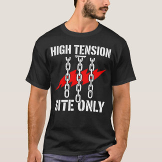 Camiseta Regalo de Construcción Solo para Sitios de Alta Te