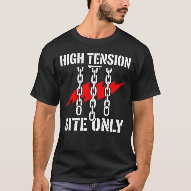 Camiseta Regalo de Construcción Solo para Sitios de Alta Te (Anverso)