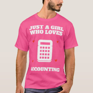 Camiseta Regalo de contable de mujer Chica
