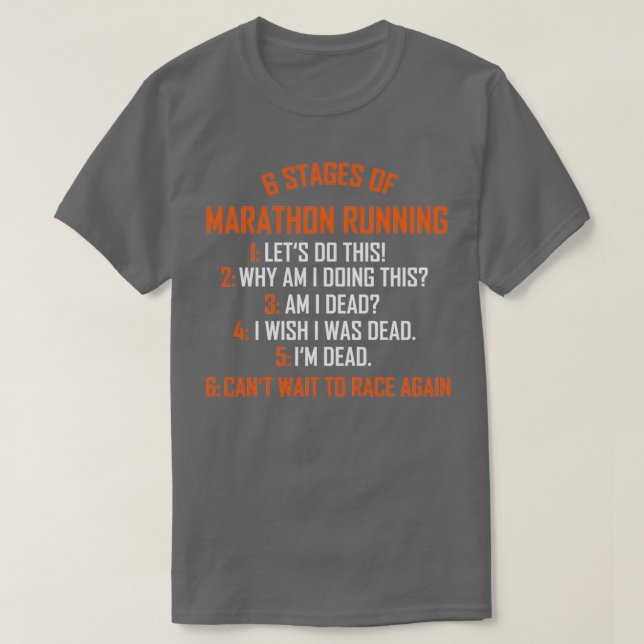 Camiseta Regalo de corredor maratónico 8 (Diseño del anverso)