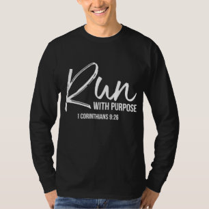 Camiseta Regalo de corredora cristiana que corre con fines