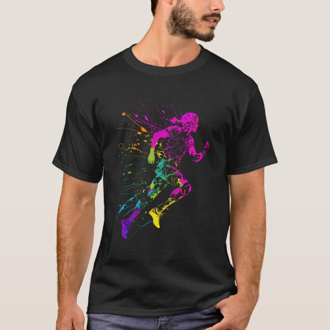 Camiseta Regalo de correr de corredores deportivos (Anverso)