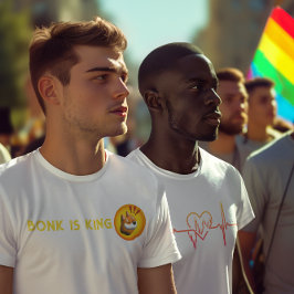 Camiseta Regalo de criptografía de BONK, papá comerciante d