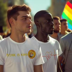 Camiseta Regalo de criptografía de BONK, papá comerciante d